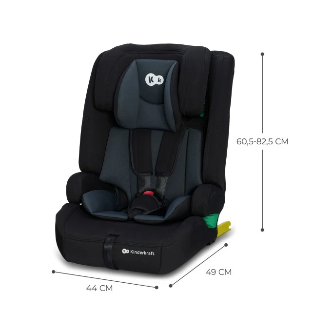 Κάθισμα αυτοκινήτου Kinderkraft SAFETY FIX 2 ΜΑΥΡΟ