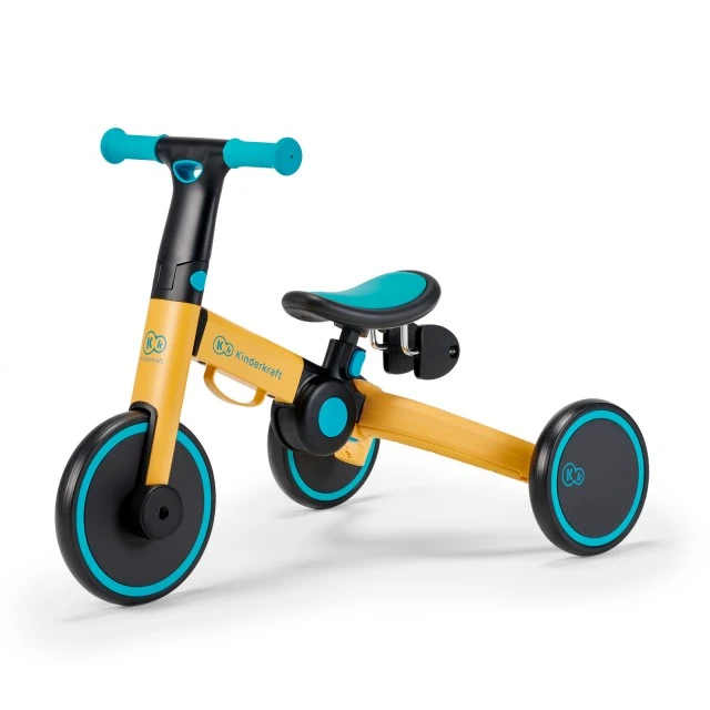 Τρίκυκλο Kinderkraft 3 σε 1 4TRIKE κίτρινο