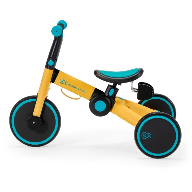 Τρίκυκλο Kinderkraft 3 σε 1 4TRIKE κίτρινο