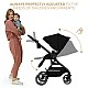 Παιδικό καρότσι Kinderkraft YOXI 3 σε 1 PURE BLACK