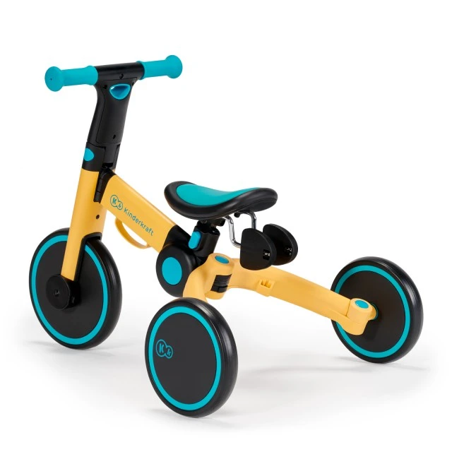 Τρίκυκλο Kinderkraft 3 σε 1 4TRIKE κίτρινο
