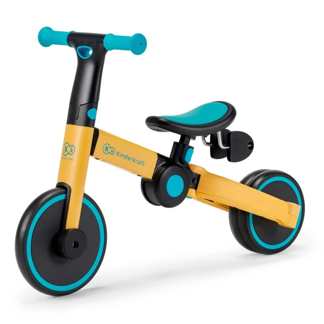 Τρίκυκλο Kinderkraft 3 σε 1 4TRIKE κίτρινο
