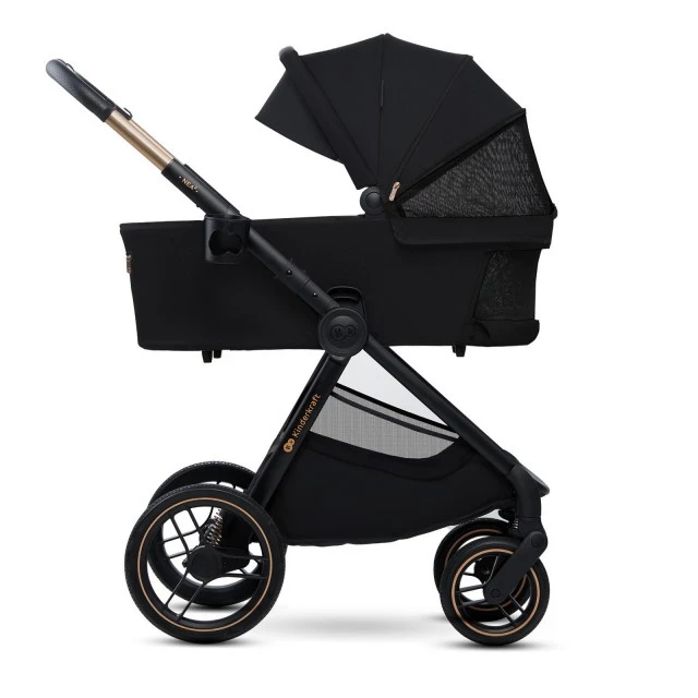 Βρεφικό καρότσι KinderKraft 2in1 NEA 2.0 MIDNIGHT BLACK