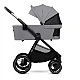 Καρότσι μωρού KinderKraft 2in1 NEA 2.0 PLATINIUM GRAY