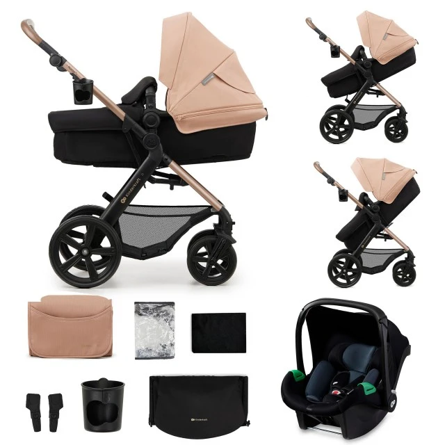 Καρότσι KinderKraft MOOV 2 3 σε 1 SAND ΜΠΕΖ