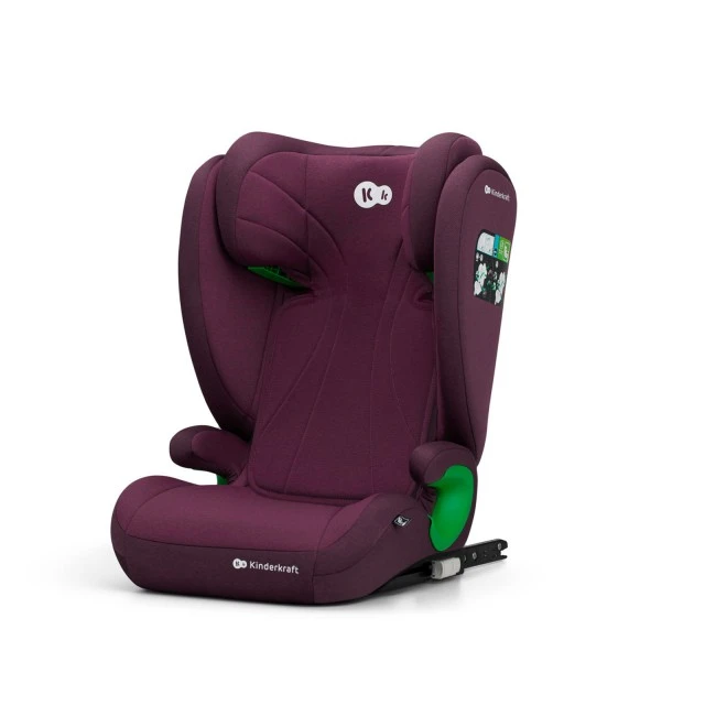 Κάθισμα αυτοκινήτου Kinderkraft JUNIOR FIX 2 i-Size CHERRY PEARL