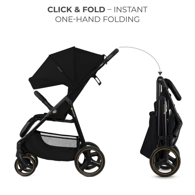 Καρότσι μωρού Kinderkraft TRIG 3 ONYX BLACK