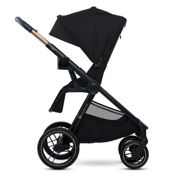 Βρεφικό καρότσι KinderKraft 2in1 NEA 2.0 MIDNIGHT BLACK