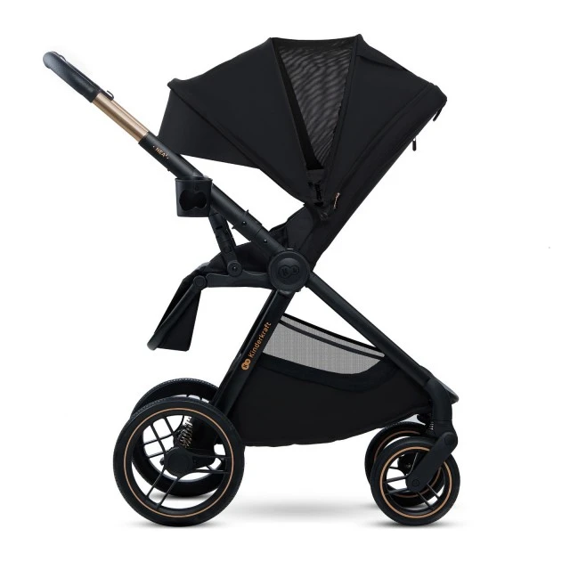 Βρεφικό καρότσι KinderKraft 2in1 NEA 2.0 MIDNIGHT BLACK