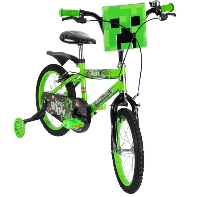Παιδικό ποδήλατο Huffy 16 Minecraft 21404W ΠΡΑΣΙΝΟ