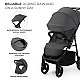 Καρότσι μωρού Kinderkraft TRIG 3 GLANITE GREY