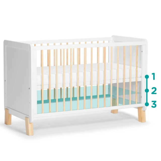 Κούνια Kinderkraft NICO λευκή