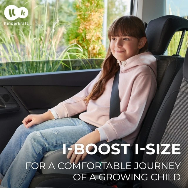 Κάθισμα αυτοκινήτου KinderKraft I-BOOST Booster ΜΑΥΡΟ