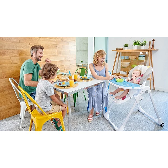 Καρεκλάκι φαγητού KinderKraft YUMMY γκρι KKKYUMMGRY