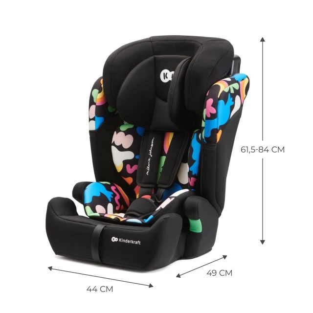 Κάθισμα αυτοκινήτου Kinderkraft COMFORT UP i-Size HAPPY SHAPES