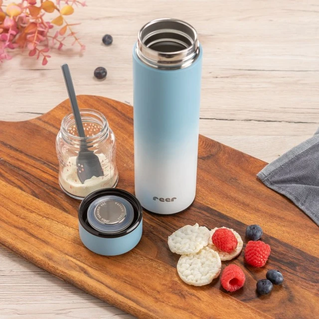 90023 Reer θερμός με φαρδύ στόμιο 450 ml, μπλε
