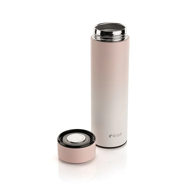 90024 Reer θερμός με φαρδύ στόμιο 450 ml, ροζ