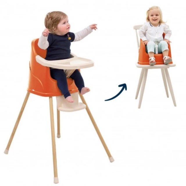 2198956 Καρεκλάκι φαγητού Thermobaby Youpla Terracotta