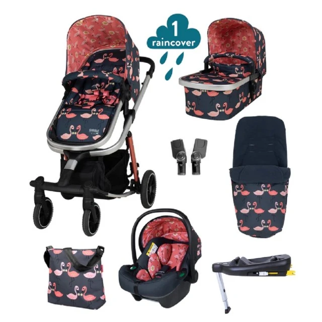 Cosatto CT5385 GIGGLE TRAIL 3in1 PRETTY FLAMINGO καρότσι+ΒΑΣΗ+ΤΣΑΝΤΑ ΚΑΙ ΤΣΑΚΙ