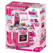 Παιδική κουζίνα με αντίδραση αφής Buba 008-938, Ροζ