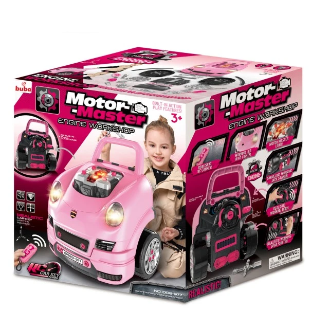 Παιδικό σετ Motor Masters 008-977 ροζ
