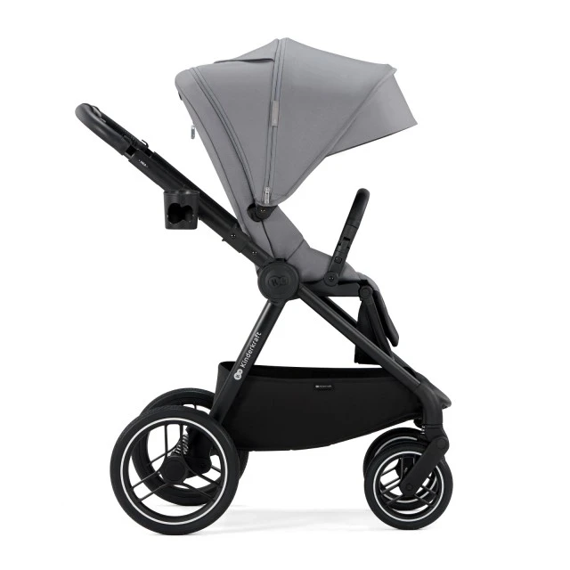 Βρεφικό καρότσι KinderKraft 2 σε 1 NEA PLATINIUM GREY
