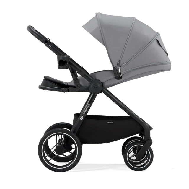 Βρεφικό καρότσι KinderKraft 2 σε 1 NEA PLATINIUM GREY