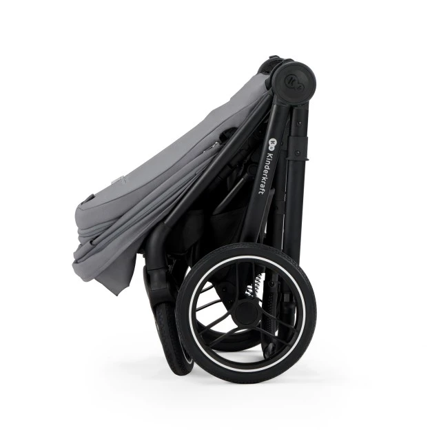 Βρεφικό καρότσι KinderKraft 2 σε 1 NEA PLATINIUM GREY