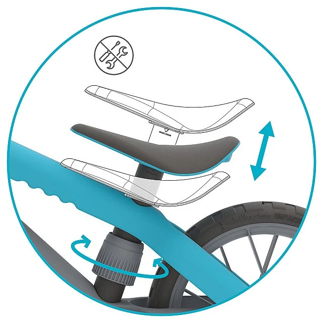 Chillafish BMXie MOTO CPMX03BLU Balance Wheel Blue