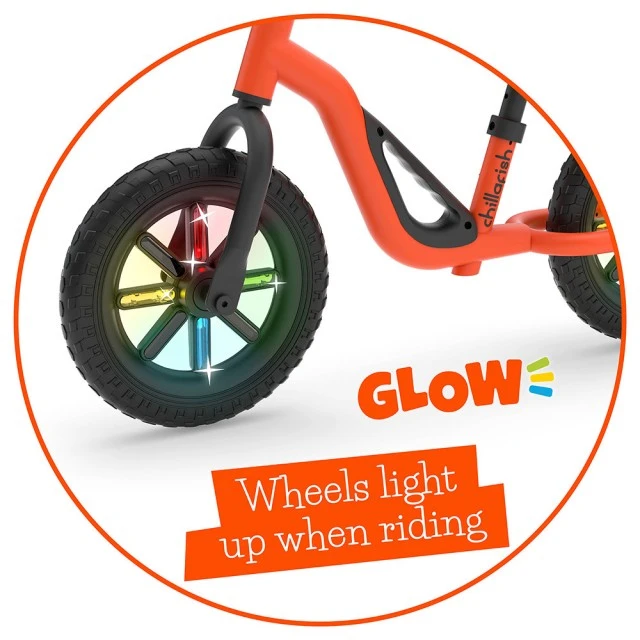 Chillafish Charlie GLOW CPCH02ORA ποδήλατο ισορροπίας πορτοκαλί