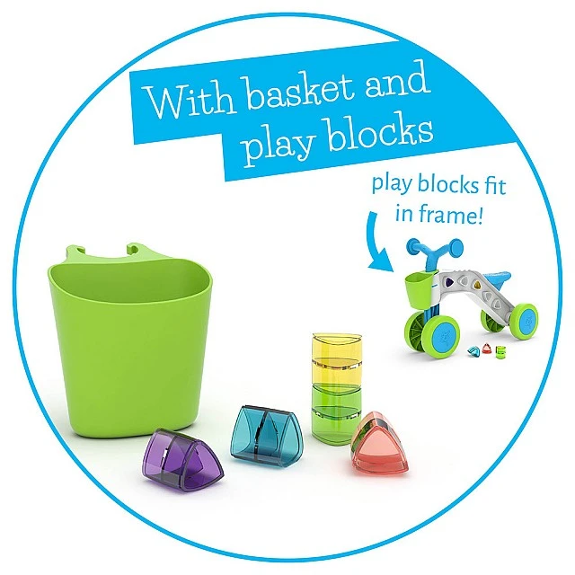 Chillafish ItsiBitsi Blocks CPIB02BLU τετράτροχο μπλε