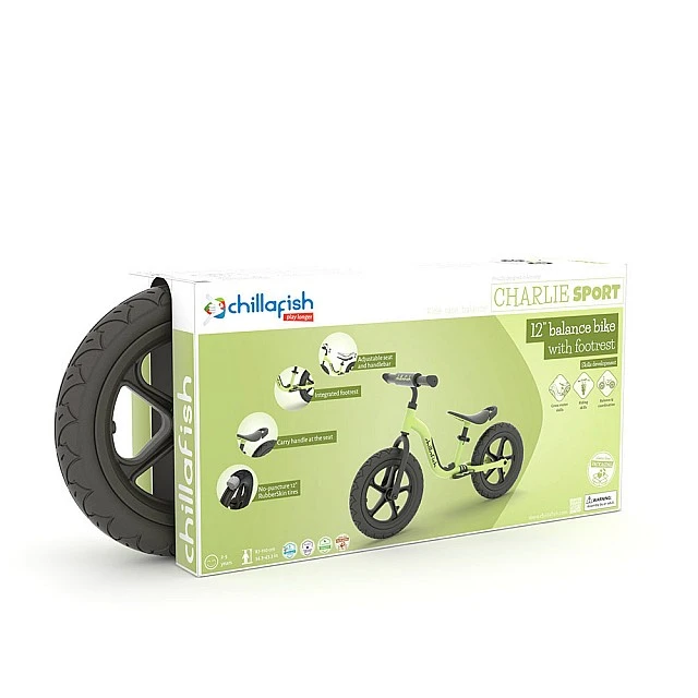 Chillafish Charlie SPORT 12 RS CPCH06PIS ποδήλατο ισορροπίας Pistachio