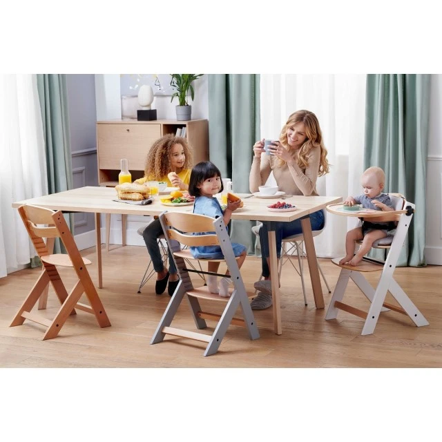 Καρεκλάκι φαγητού KinderKraft ENOCK ξύλινο KKKENOCNAT