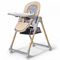 Καρεκλάκι μωρού KinderKraft LASTREE ξύλινο KHLAST00BEGW