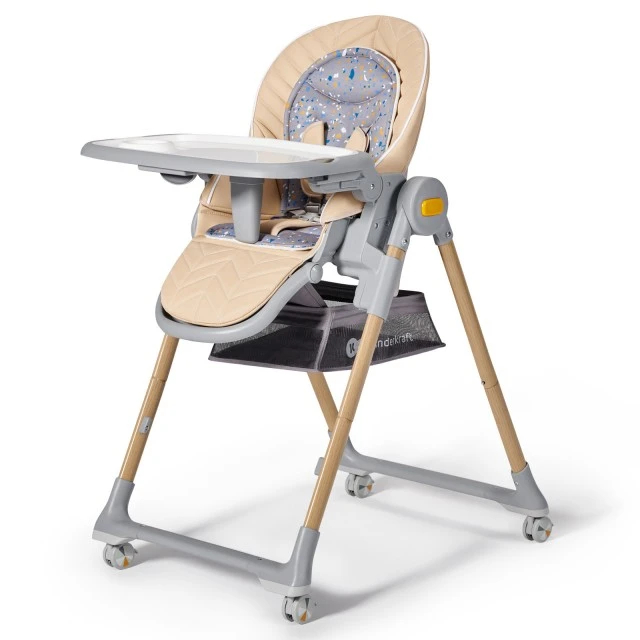 Καρεκλάκι μωρού KinderKraft LASTREE ξύλινο KHLAST00BEGW