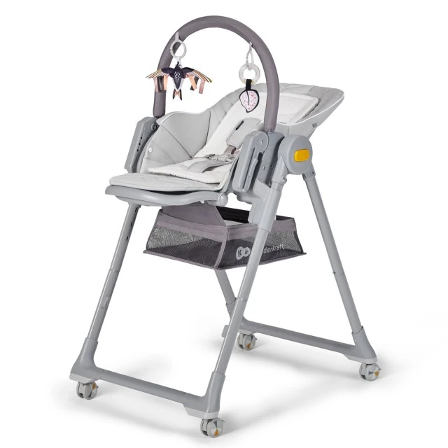 Καρεκλάκι φαγητού KinderKraft LASTREE γκρι KHLAST00GRY