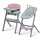 Καρεκλάκι μωρού KinderKraft LIVY ροζ + πολυθρόνα CALMEE