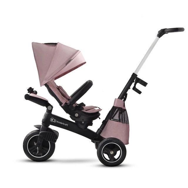 KinderKraft EASYTWIST ροζ τρίκυκλο KKRETWIPNK
