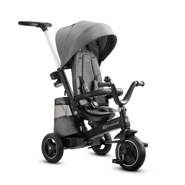 KinderKraft EASYTWIST γκρι τρίκυκλο KKRETWIGRY