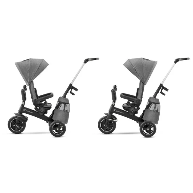 KinderKraft EASYTWIST γκρι τρίκυκλο KKRETWIGRY