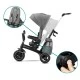 KinderKraft EASYTWIST γκρι τρίκυκλο KKRETWIGRY
