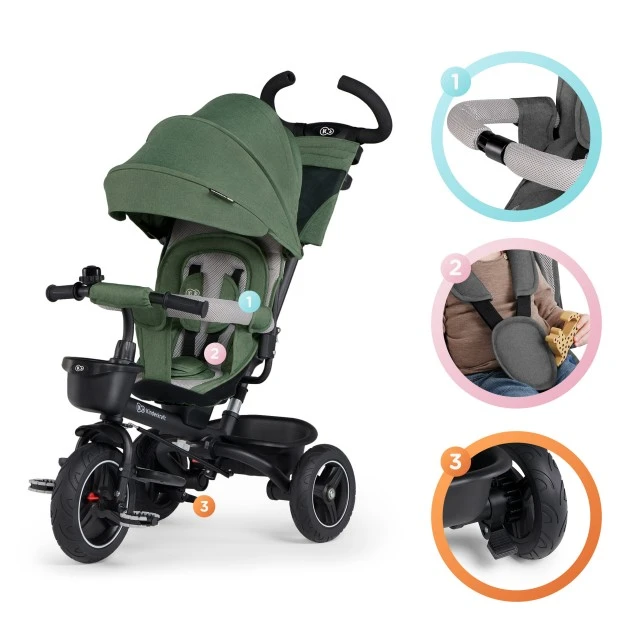 Kinderkraft SPINSTEP τρίκυκλο πράσινο KRSPST00GRE
