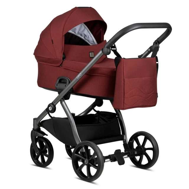 Καρότσι μωρού Tutis LEO 2 σε 1 105 Cherry
