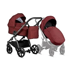 Καρότσι μωρού Tutis LEO 2 σε 1 105 Cherry