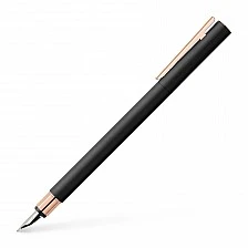 Στυλό Faber-Castell Neo, μαύρο-ροζ, EF