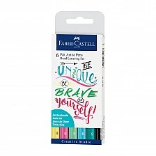Μαρκαδόρος Faber-Castell Pitt Artist, 6 τεμάχια