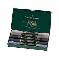Μαρκαδόρος ακουαρέλας Faber-Castell Albrecht Dürer, 5 χρώματα, γκρι