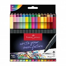 Faber-Castell Grip λεπτογράφος, 0.4 mm, παστέλ και νέον, 5 χρώματα
