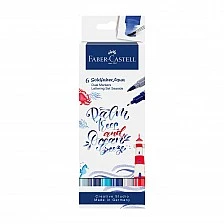 Faber-Castell μαρκαδόροι Goldfaber A.Dual Seaside, 6 τμχ