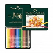 Χρωματιστά μολύβια Faber-Castell Polychromos, 24 χρωμάτων